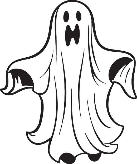 Vector the ghostly gazette spooky halloween spirits