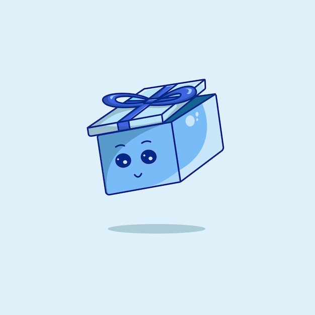 Gift box cartoon cute icon