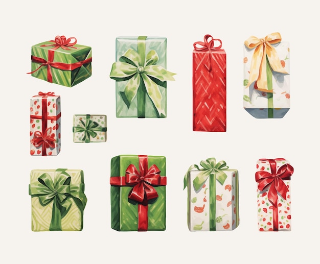 Vector gift box collection 2