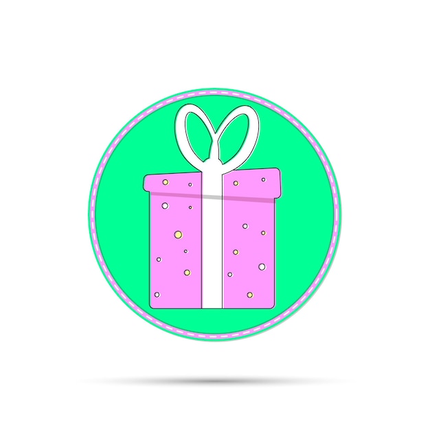 Gift box icon Christmas present