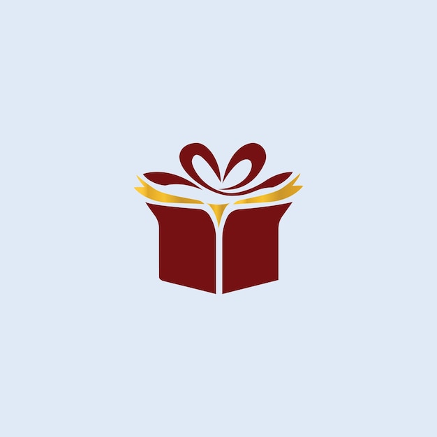 Gift box icon for christmas valentine or other ceremony gift concept