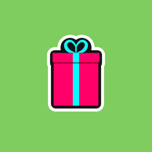 Gift box icon present symbol vector illustration