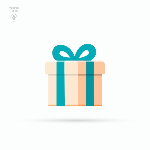 Gift Box Icon Sale shopping concept