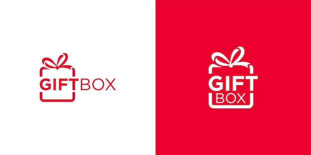 gift box logo affection birthday romantic special valentine surprise box logo icon symbol