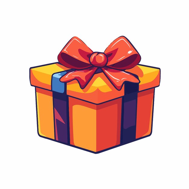 Vector gift box rendering