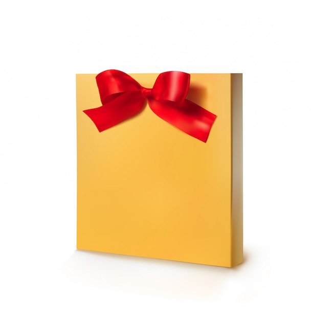 Vector gift box template