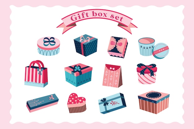 Gift Box Vector Pack