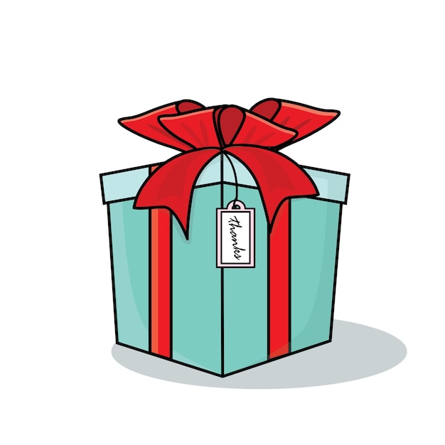 Gift box vector present