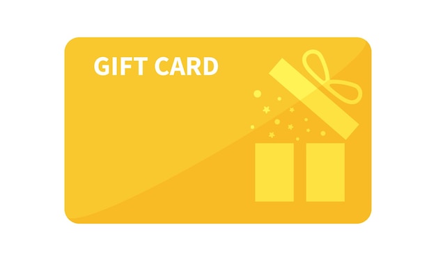 Vector gift card voucher or coupon