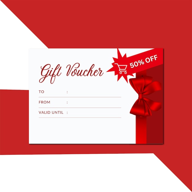 a gift card with a bow on it that says gift on it