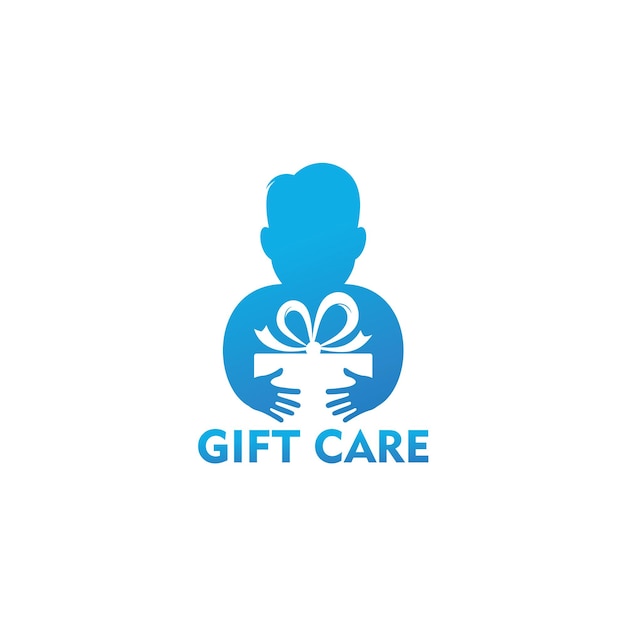 Gift care logo template design