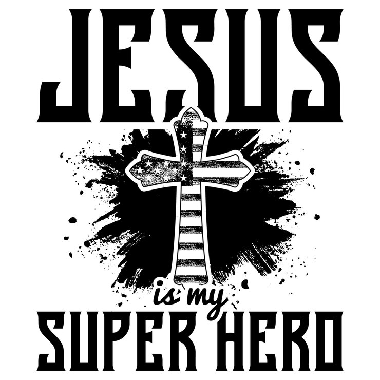 Vector gift christ jesus tshirt designcrosschristian tshirt design