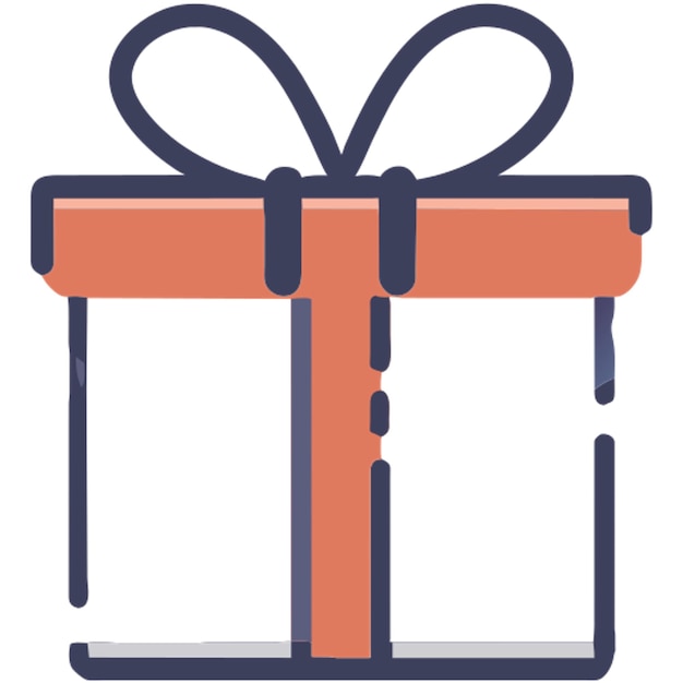gift icon icon broken line