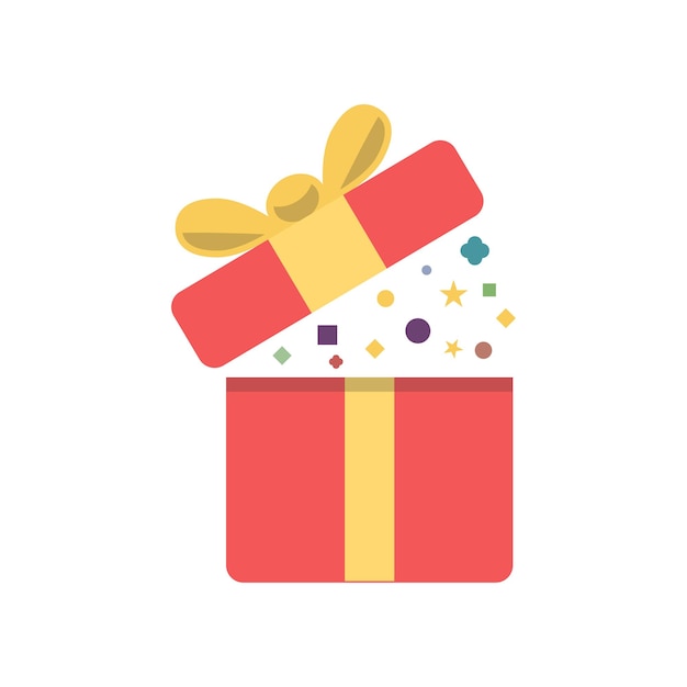 Gift icon vector