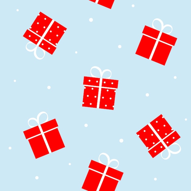 Gift seamless pattern