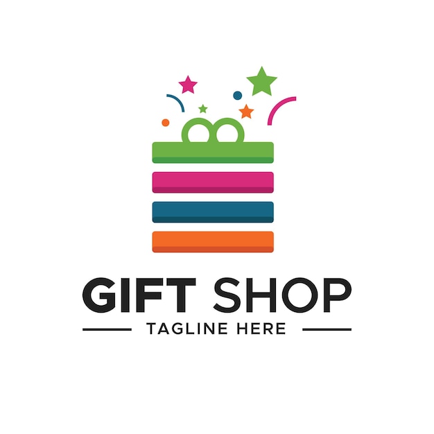 Vector gift shop logo