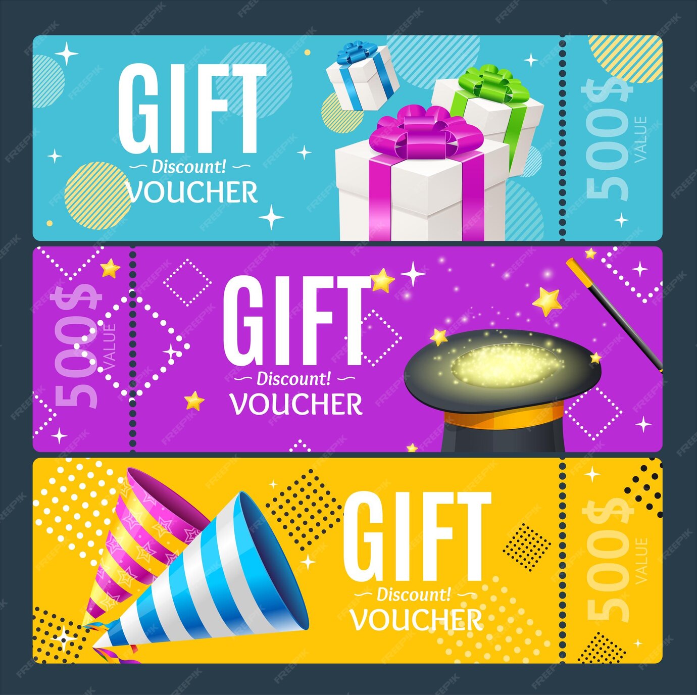 Premium Vector Gift Voucher Card Set Template Monetary Value Coupon premium-vector-gift-voucher-card-set-template-monetary-value-coupon