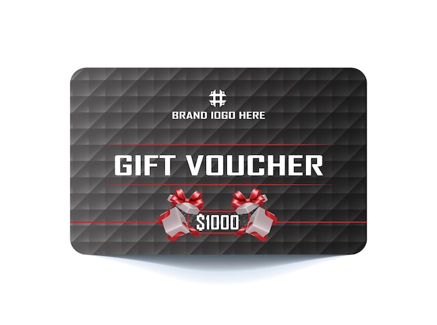 Gift voucher cards with special discount