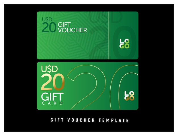 Gift voucher design templates