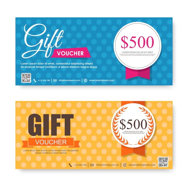 Gift voucher design