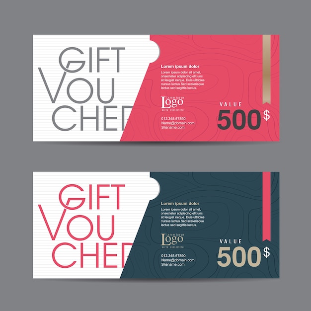 Gift Voucher discount promotion template  