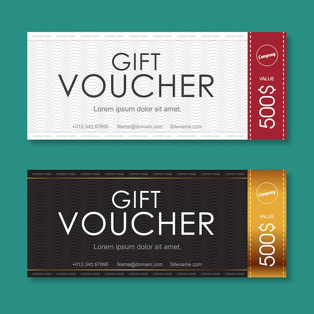 Gift voucher discount template