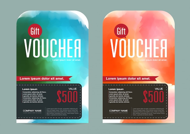 Gift voucher discount template