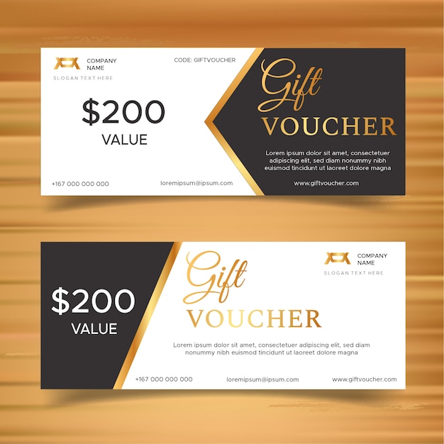 Gift voucher discount template