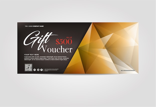 Gift Voucher template Design