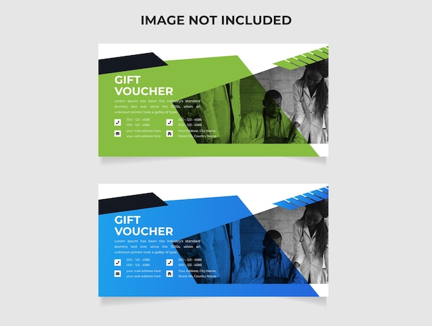 Gift Voucher Template Vector Illustration for Your Business