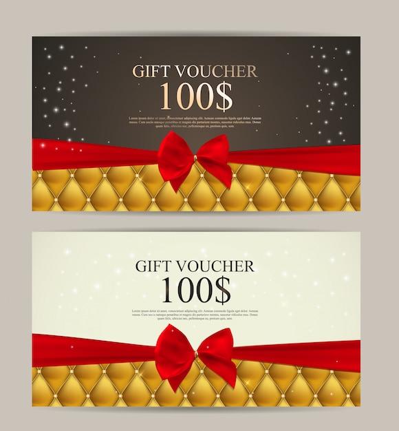 Gift voucher template for your business