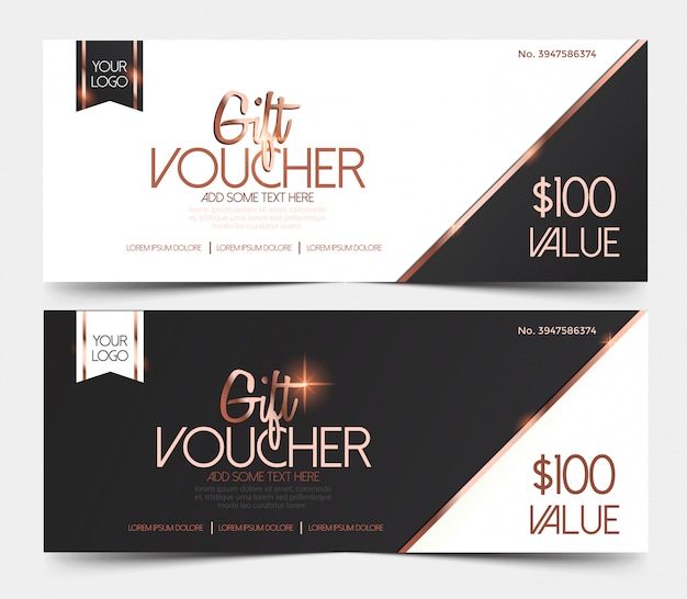 Gift voucher template