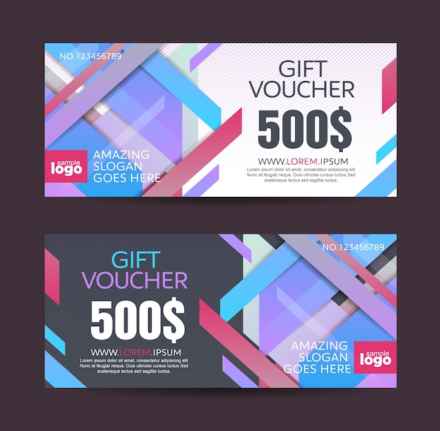 Gift voucher template