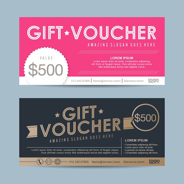 Gift voucher template