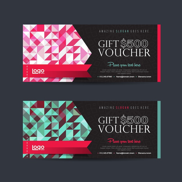 Gift voucher template