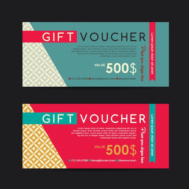 Gift Voucher template