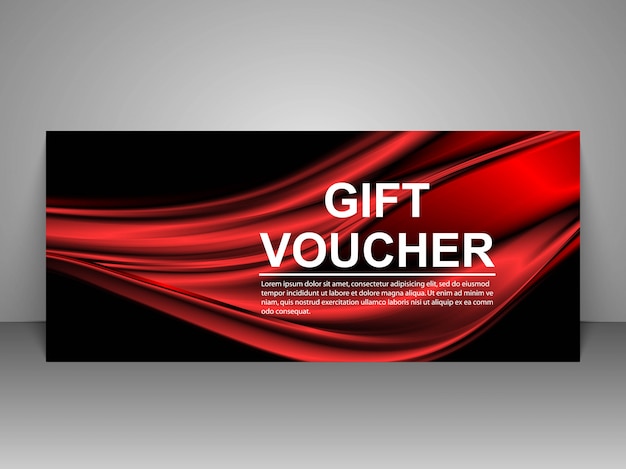 Gift voucher template.