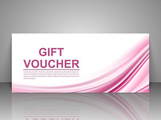 Gift voucher template