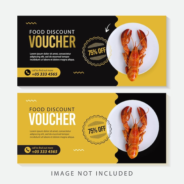 Vector gift voucher   template