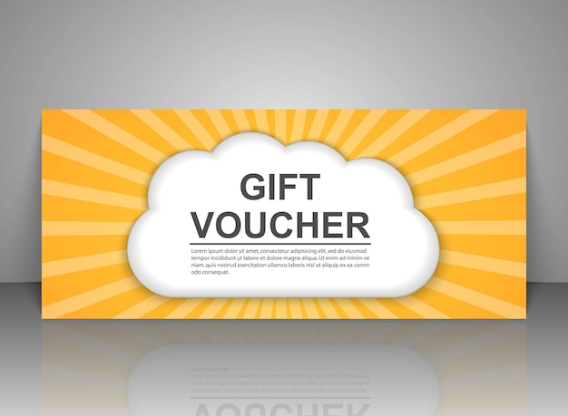 Vector gift voucher templates, discount certificates.