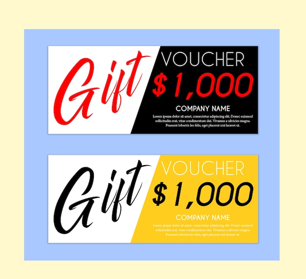 Gift voucher