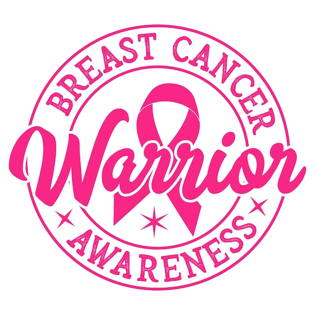 Vector gift woman pink breast cancer tshirt design