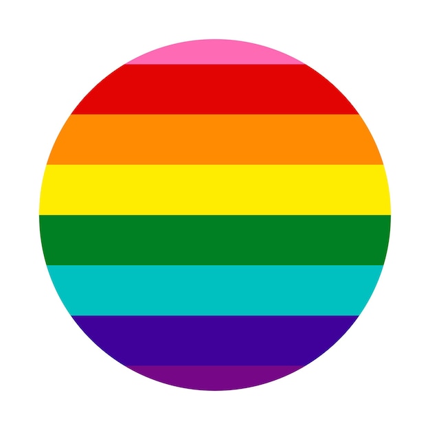 Gilbert Baker Pride Vlag in vorm Pride vlag in vorm