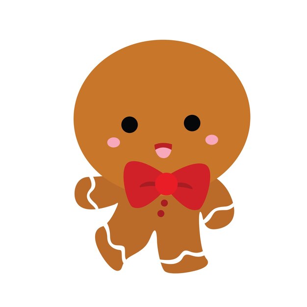 Gingerbread christmas illustration vector clipart