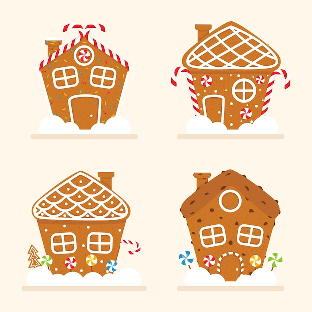 Gingerbread house set