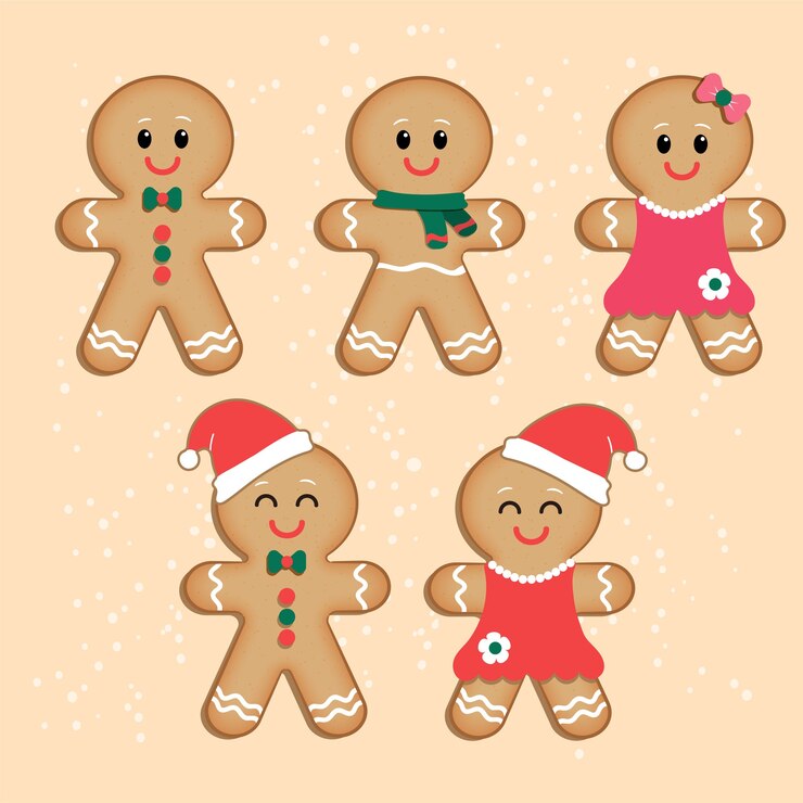 Gingerbread man collectie