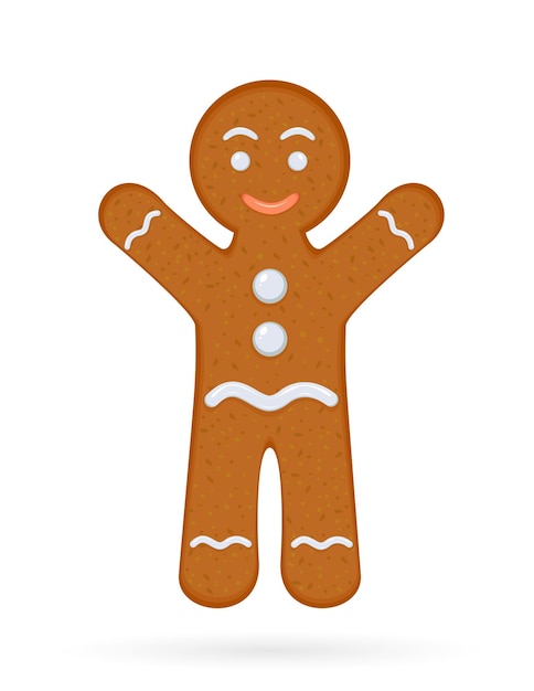 Vector gingerbread man