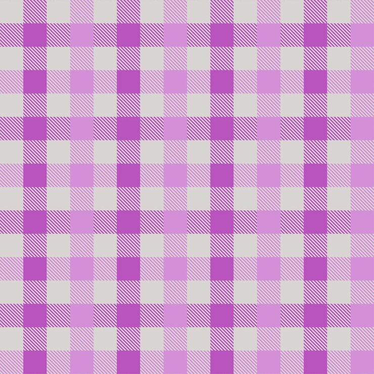 Gingham tablecloth vector seamless pattern