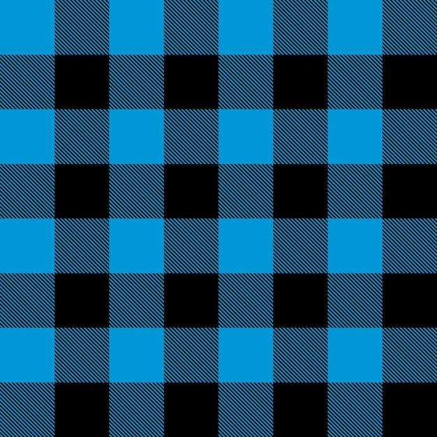 Gingham tablecloth vector seamless pattern