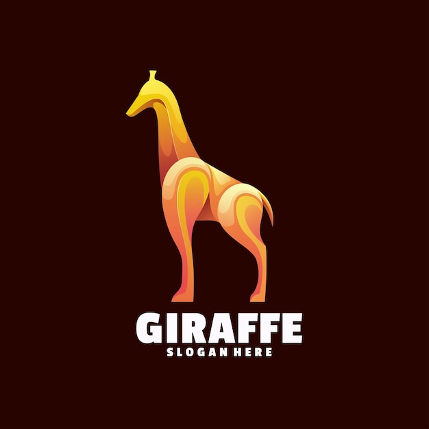 Giraffa logo colorato